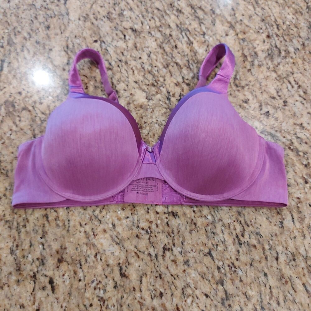 VANITY FAIR 76338 Women's Purple Lined Full Coverage Bra Size 42C Underwire NWOT